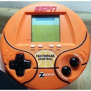 ESPN Fast Break Basketball Electronic Handheld Game By Zizzle 2007 See Pic.
